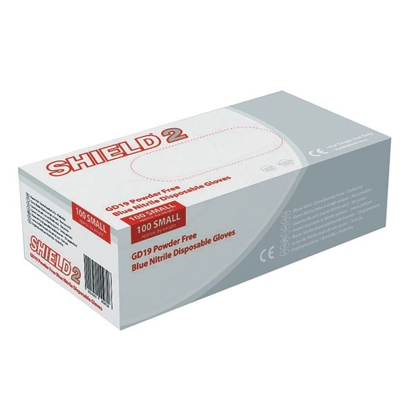 Click to view product details and reviews for Shield Bl Pf Nitrile Gloves Xl Pk100 Hea00975.