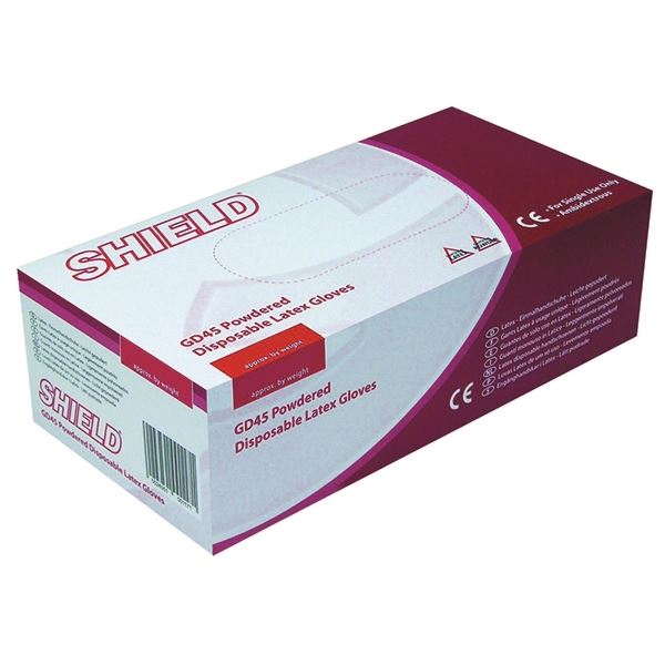 Click to view product details and reviews for Shield Pwdr Latex Gloves M 100 Gd45 Hea00118.