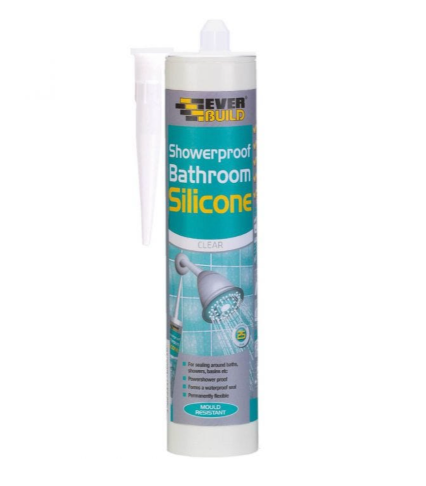 Showerproof Bathroom Silicone Translucent 280ml EVBSHOWTR