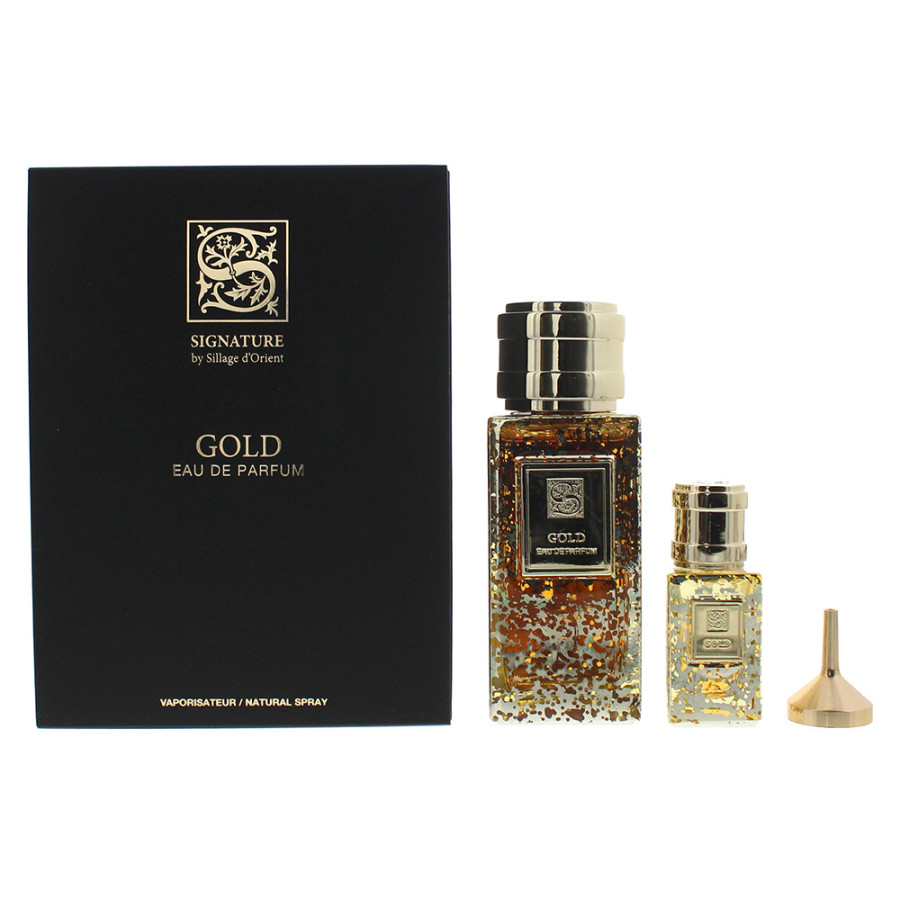 Signature Sillage D'Orient Gold Eau de Parfum 100ml & EDP 15ml Gift Set