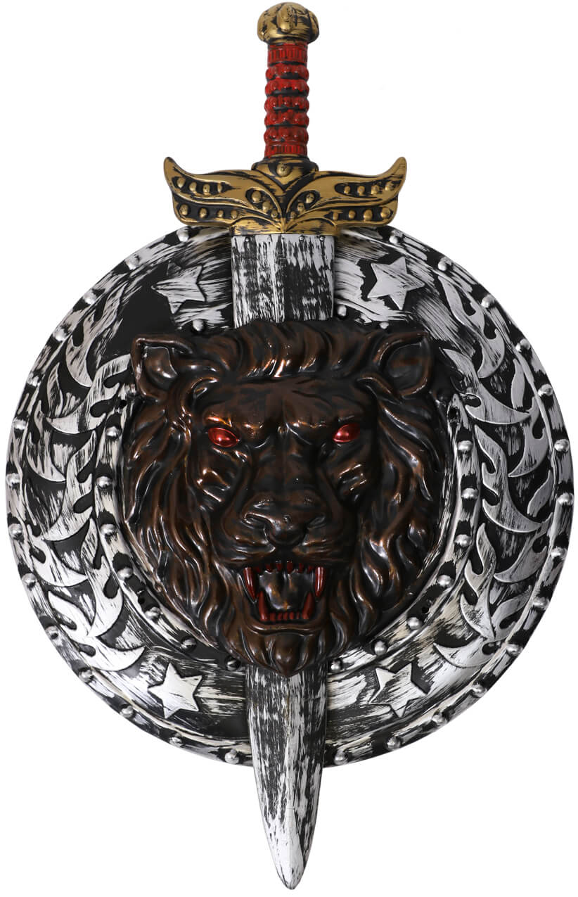 Silver Sword with Shield