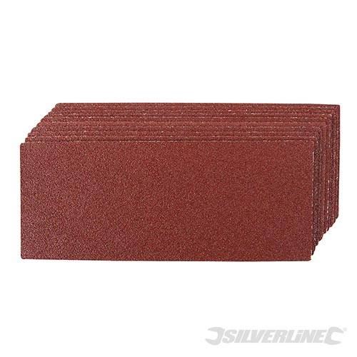 Silverline 1/3 Sanding Sheets 10pk 60 Grit 415770