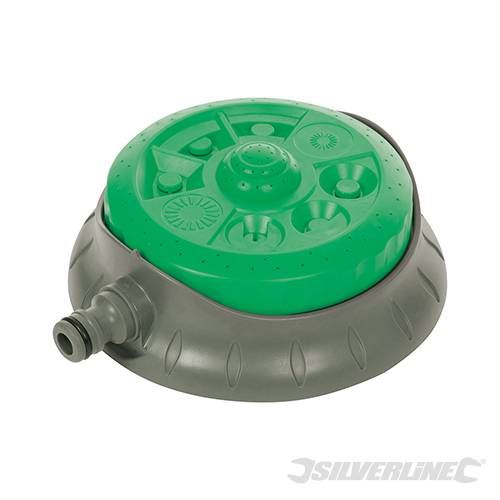 Click to view product details and reviews for Silverline 9 Pattern Dial Sprinkler 110mm Dia 718693.