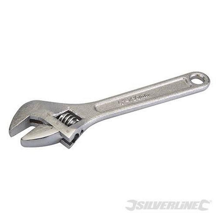 Click to view product details and reviews for Silverline Adjustable Wrench Length 150mm Jaw 17mm Wr10.