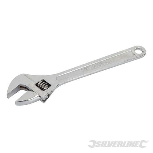 Click to view product details and reviews for Silverline Adjustable Wrench Length 250mm Jaw 27mm Wr30.