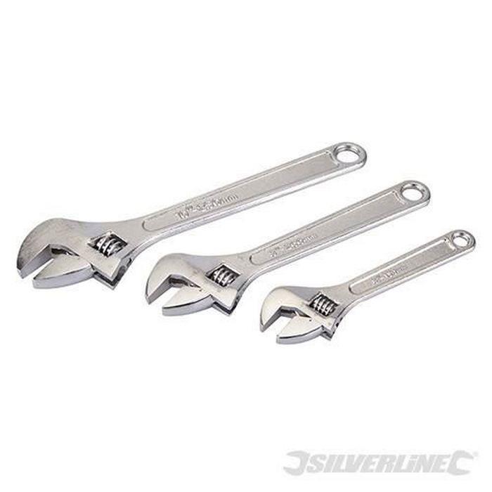 Click to view product details and reviews for Silverline Adjustable Wrench Set 3pce 150 200 250mm Wr03.