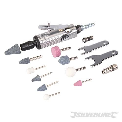 Silverline Air Die Grinder Kit 15pce 160mm 783100