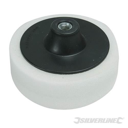 Click to view product details and reviews for Silverline M14 Foam Polishing Head 150mm Firm White 633521.