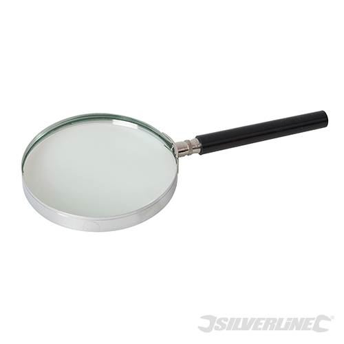 Click to view product details and reviews for Silverline Magnifying Glass 100mm 3x 633945.