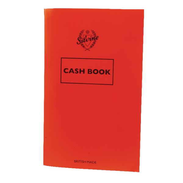 Silvine Cash Book 159x95mm Red Pk24 - SV400307