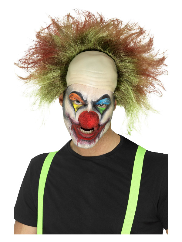 Click to view product details and reviews for Sinister Clown Wig Green.