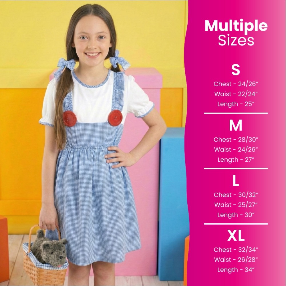 Kids Kansas Girl Costume - Basket & Dog