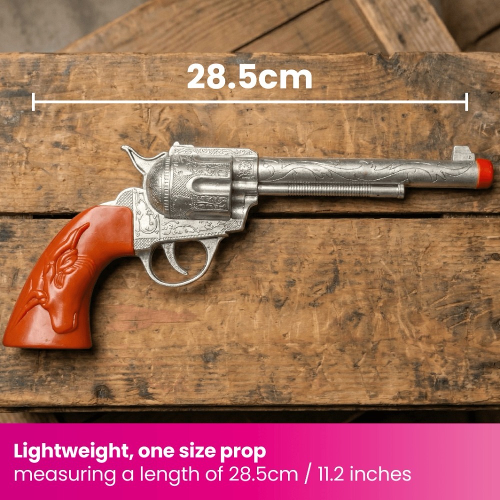 Classic Western Silver Toy Gun Accessory