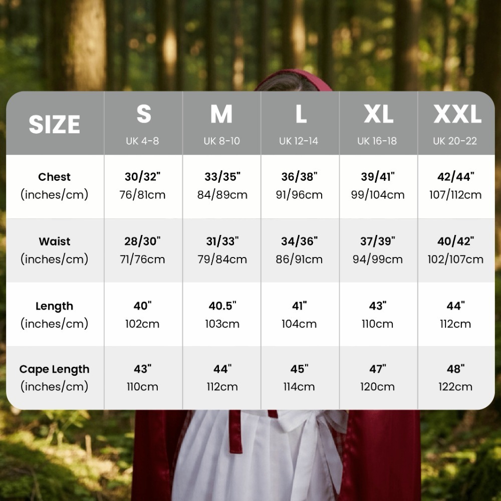Ladies Little Red Riding Hood Costume