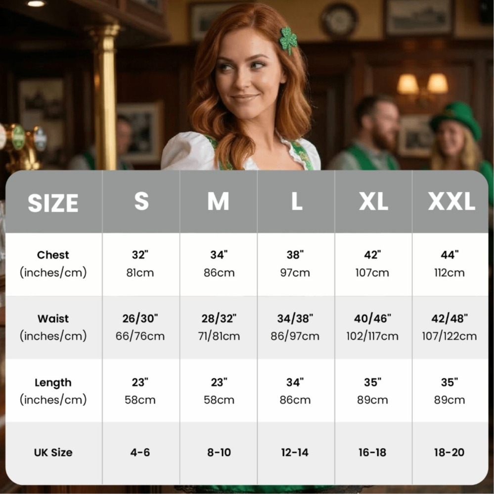 Ladies Irish Shamrock Dress