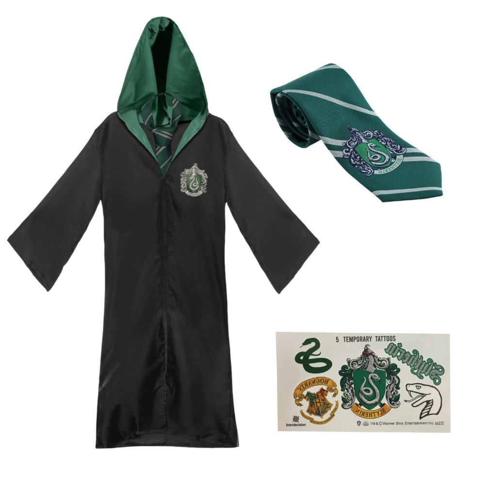 Click to view product details and reviews for Adults Harry Potter Costume Slytherin Cloak Tie Tattoos Large.