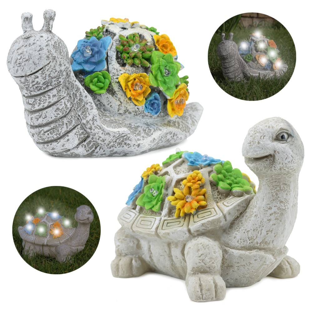 Click to view product details and reviews for Solar Tortoise Statue Garden Led Decor.