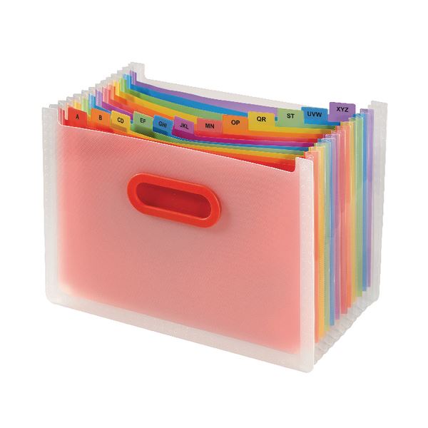 Click to view product details and reviews for Snopake Rainbow A4 13pt Dsk Expander Sk21909.