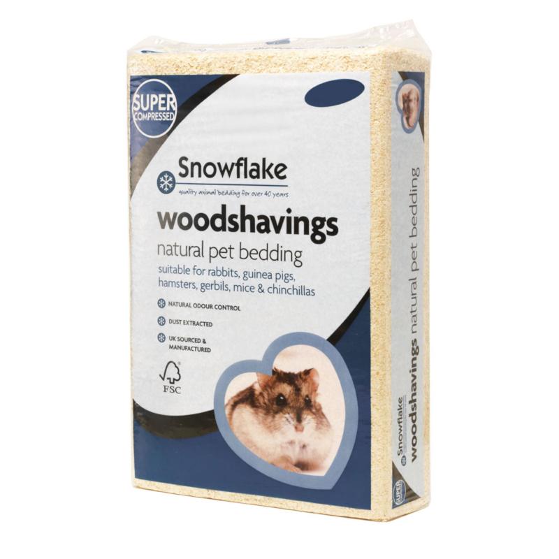 Snowflake Woodshavings Small Animal Natural Bedding 3 Sizes