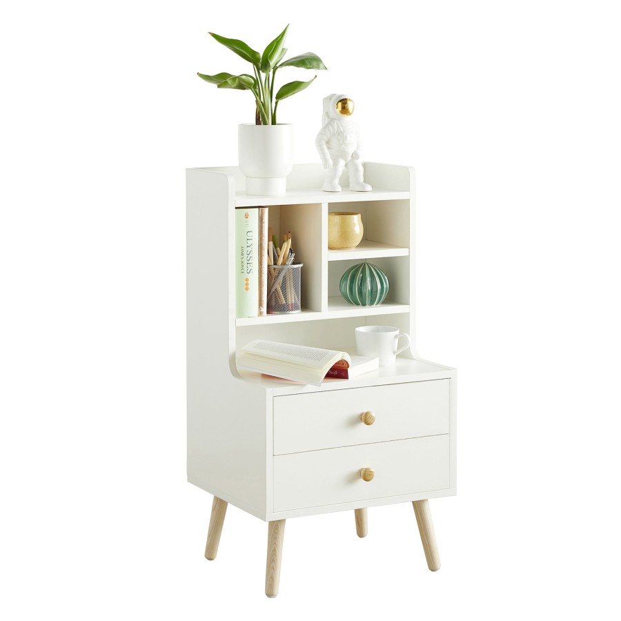 Click to view product details and reviews for Sobuy Fbt100 W Bedside Table Nightstand Side Table End Table Sofa Table Lamp Table White.