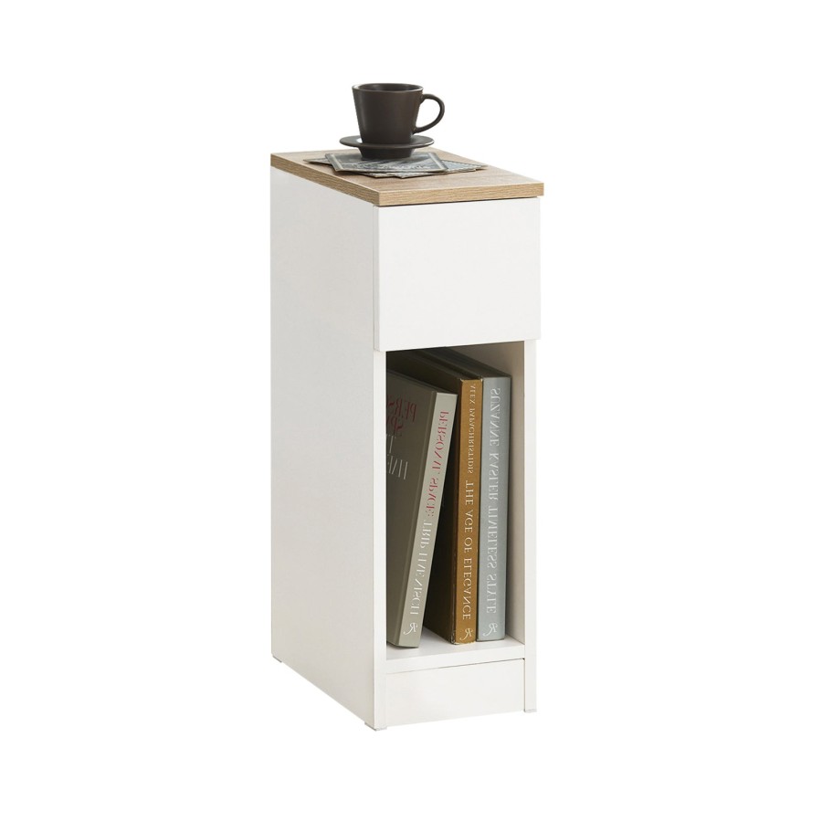 Click to view product details and reviews for Sobuy Fbt111 Wn Bedside Table Nightstand Side Table End Table Sofa Table White.