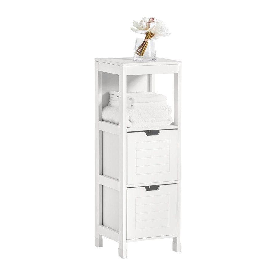 Click to view product details and reviews for Sobuy Bzr203 Sch Bathroom Storage Cabinet Slim Freestanding Unit With Bamboo Door Adjustable Shelves Small Bathroom Storage Cabinet For Toilet Sin.