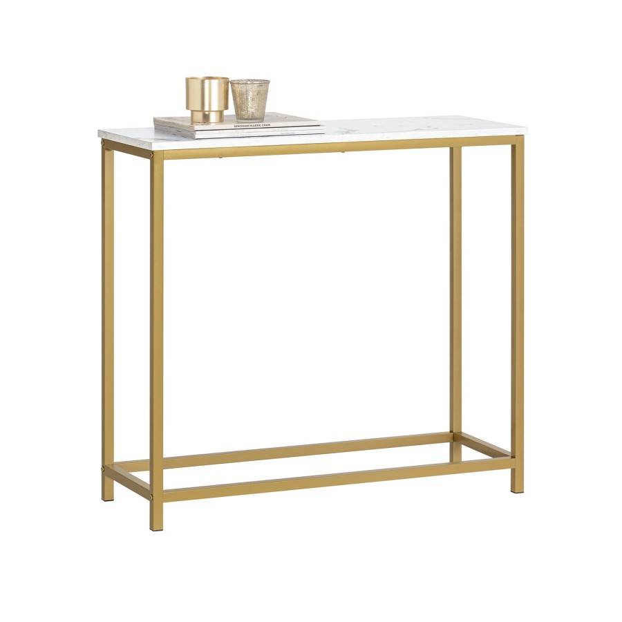 Click to view product details and reviews for Sobuy Fsb29 G Console Table Side Table End Table Hall Table Living Room Table Gold.