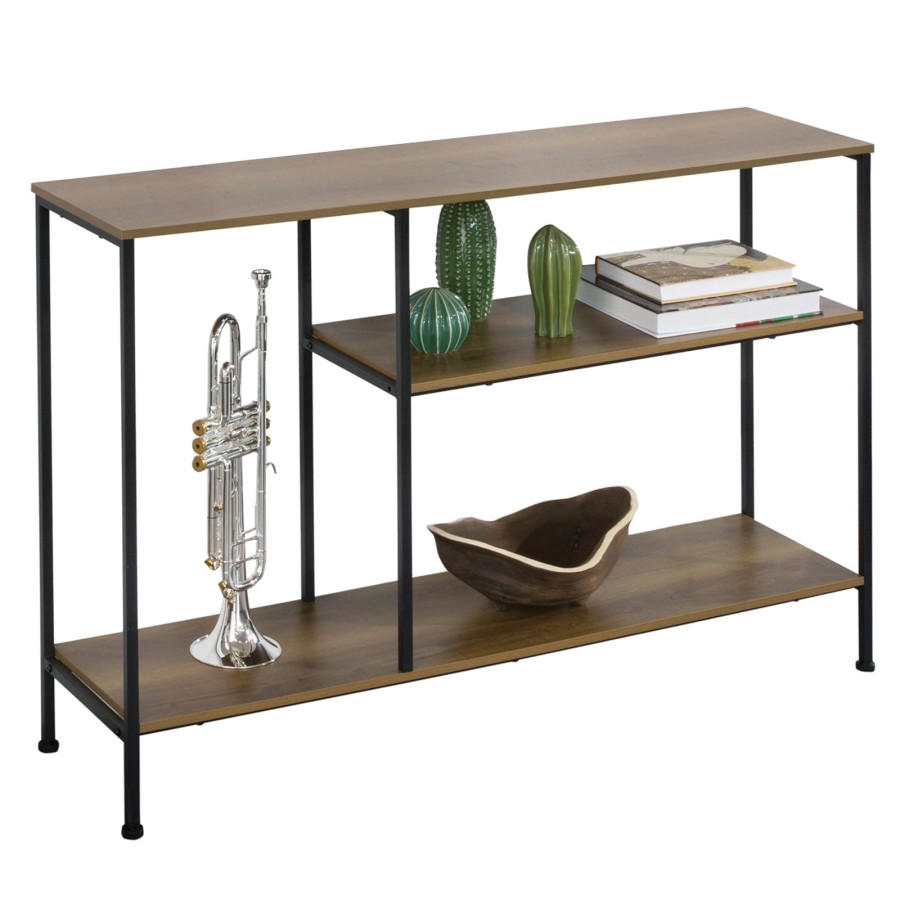 Click to view product details and reviews for Sobuy Fsb35 Pf Console Table Hall Table Side Table End Table Living Room Sofa Table With 3 Shelves Brown.