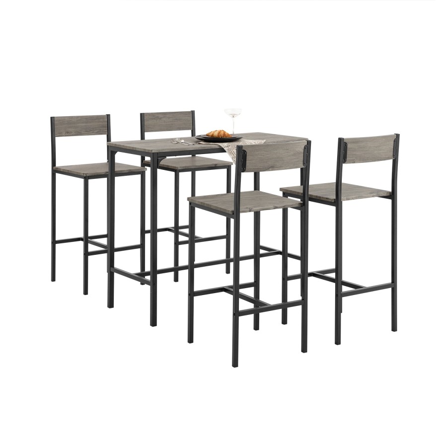 Click to view product details and reviews for Sobuy Ogt14 N Bar Set 1 Bar Table And 4 Stools Home Kitchen Furniture Dining Set Wood.