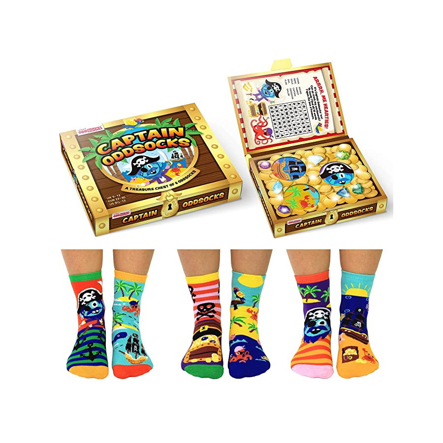 Click to view product details and reviews for Boys Socks Box Of 6 Pirate Theme Uk 9 12.