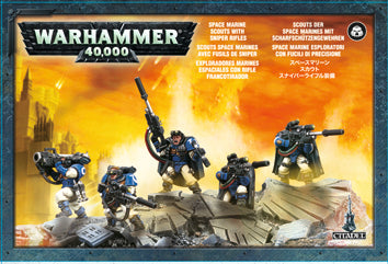 Space Marine Scouts with Sniper Rifles