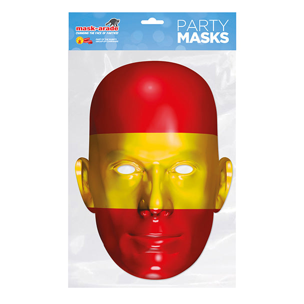 Click to view product details and reviews for Spain Flag Party Mask.