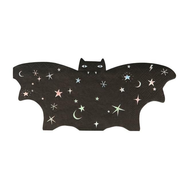 Click to view product details and reviews for Sparkle Bat Napkins Pack Of 16.