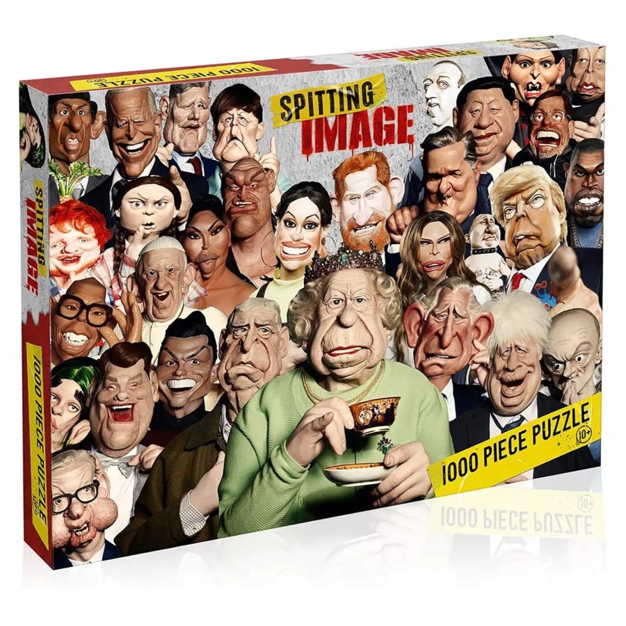 Spitting Image Jigsaw Puzzle Satirical TV Show Puppets 1000 Pieces