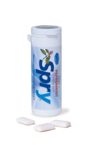Spry  Peppermint Gum With Xylitol - 27s - 68588