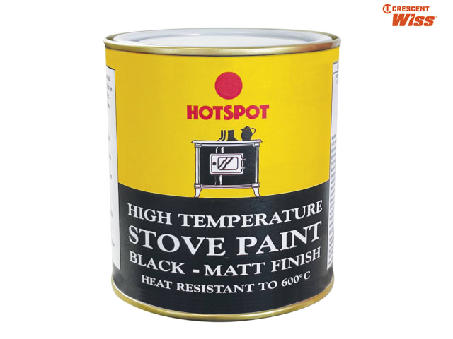Stove Paint Matt Black 500ml - HOT201040