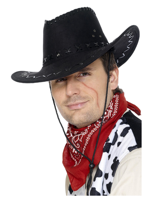 Click to view product details and reviews for Suede Look Cowboy Hat.