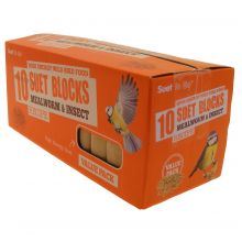 Suet To Go Mealworm & Insect Block Value Pack - 10pk - 769769