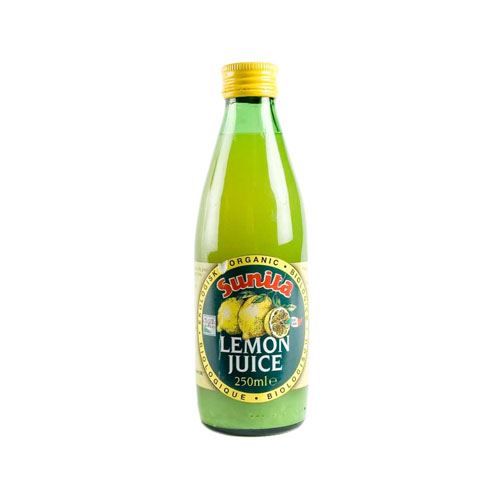 Sunita  Lemon Juice - Organic - 250ml x 12 - 71922