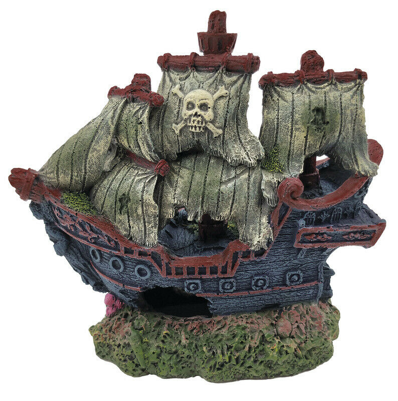SuperFish Shipwreck Aquarium Ornament Small | Cazaar