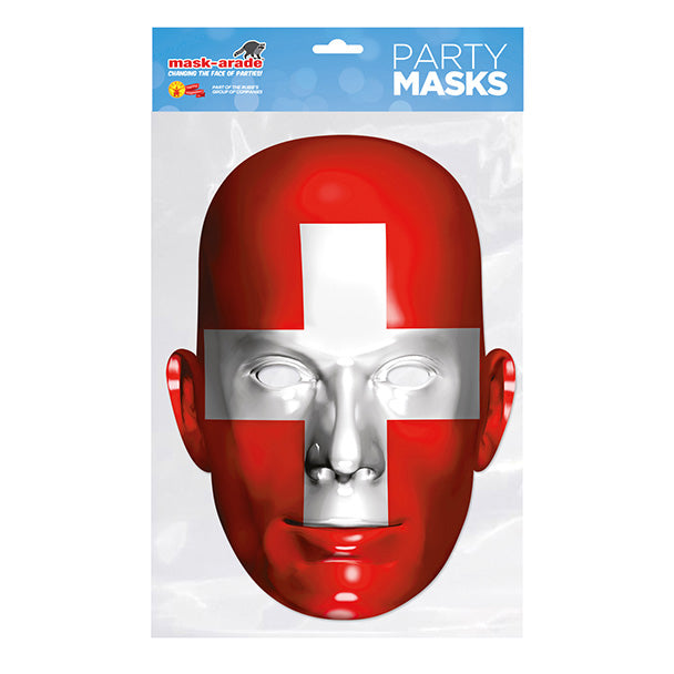 Switzerland Flag - Party Mask