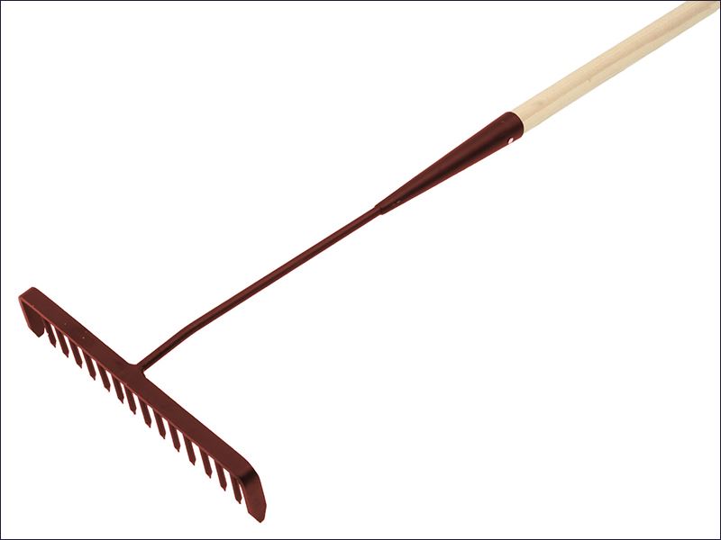 Click to view product details and reviews for Tarmac Rake 16 Round Teeth Wooden Handled Faitar.