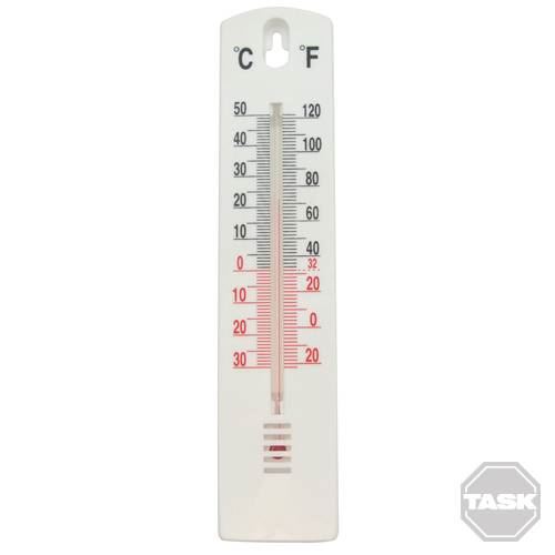 Task Indoor/Outdoor Stick-On Thermometer -40� to +50�C 279605