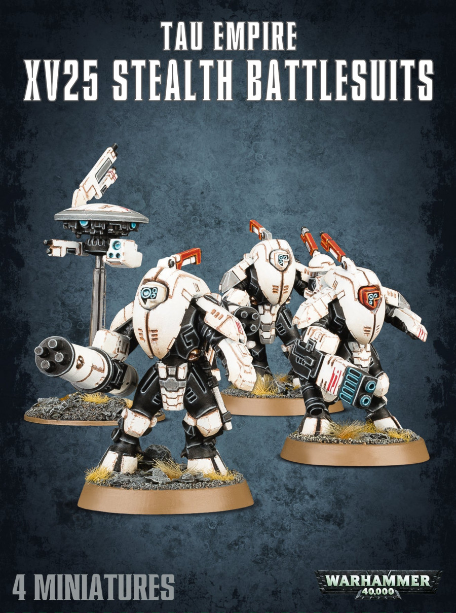 Click to view product details and reviews for Tau Empire Xv25 Stealth Battlesuits.