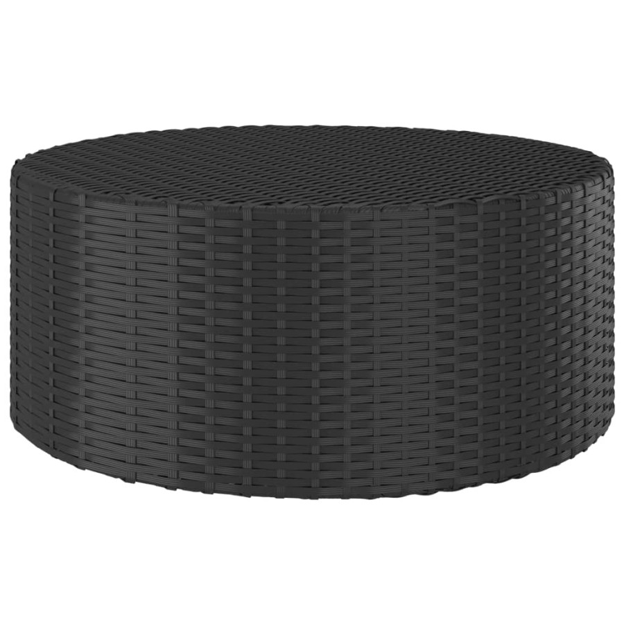 Click to view product details and reviews for Tea Table Black 68x68x30 Cm Poly Rattan.