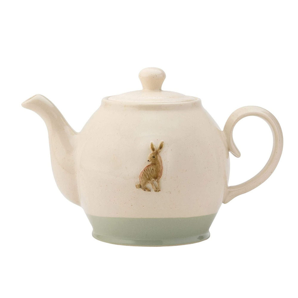 Teapot Edale Hare Stoneware Hand Painted Tea Gift English Tableware Company