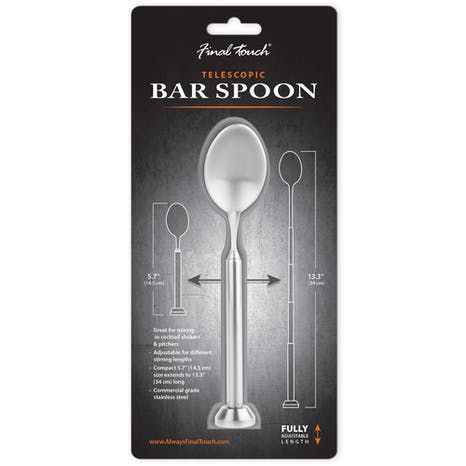 Click to view product details and reviews for Telescopic Bar Spoon For Cocktails And Long Drinks. Click to view product details and reviews for Telescopic Bar Spoon For Cocktails And Long Drinks.