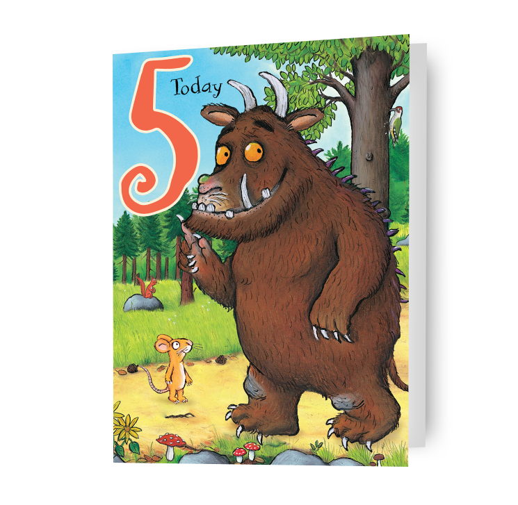 Click to view product details and reviews for The Gruffalo Age 5 Birthday Card. Click to view product details and reviews for The Gruffalo Age 5 Birthday Card.