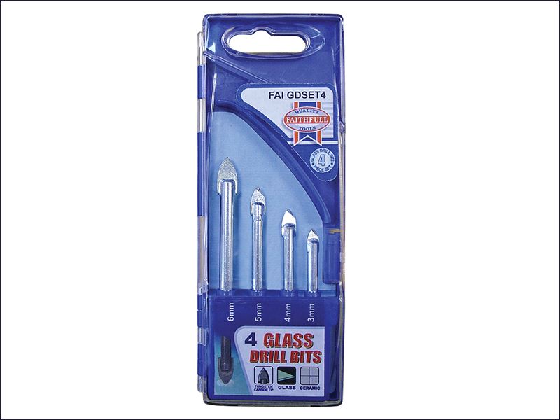 Click to view product details and reviews for Tile Glass Drill Bit Set Of 4 3 6mm Faigdset4.