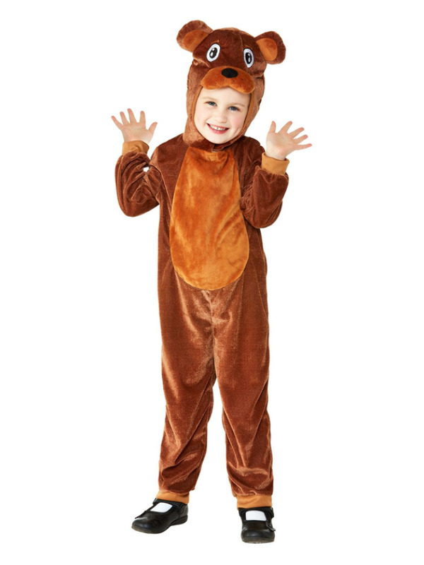 Click to view product details and reviews for Toddler Bear Costume Brown With Hooded Jumpsuit 2 To 3 Years.